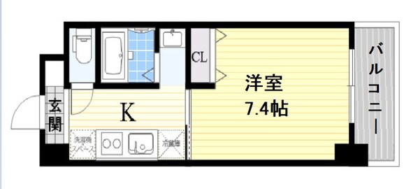 KDXレジデンス難波の物件間取画像